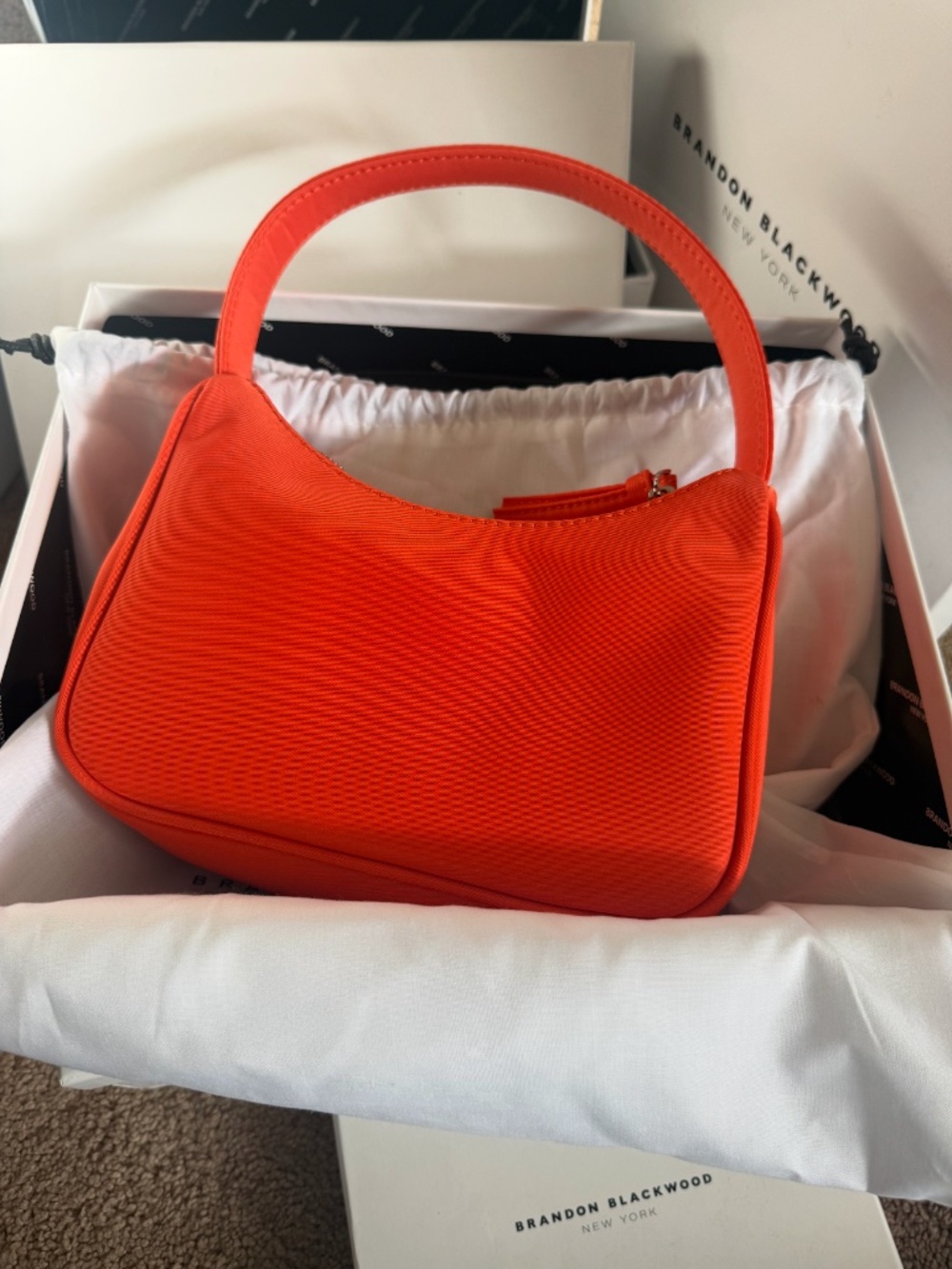 Brandon Blackwood Orange, Nylon Syl bag.